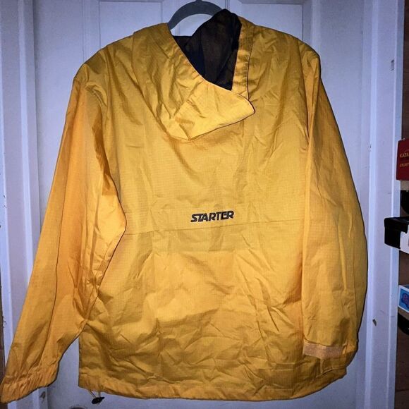 VTG Starter Rain Jacket Yellow Medium Everyday Use Crossing Guard Rainwear *Read - Picture 7 of 10